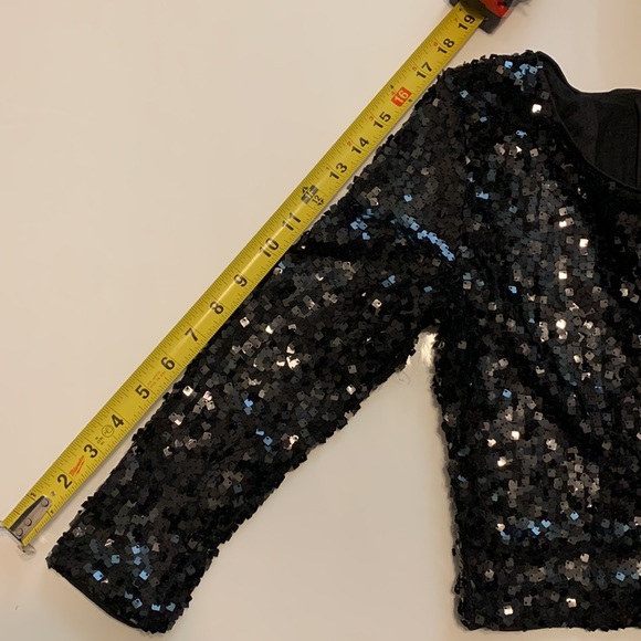 LAST CHANCE - Dynamite Sequence Crop Top - Picture 9 of 12